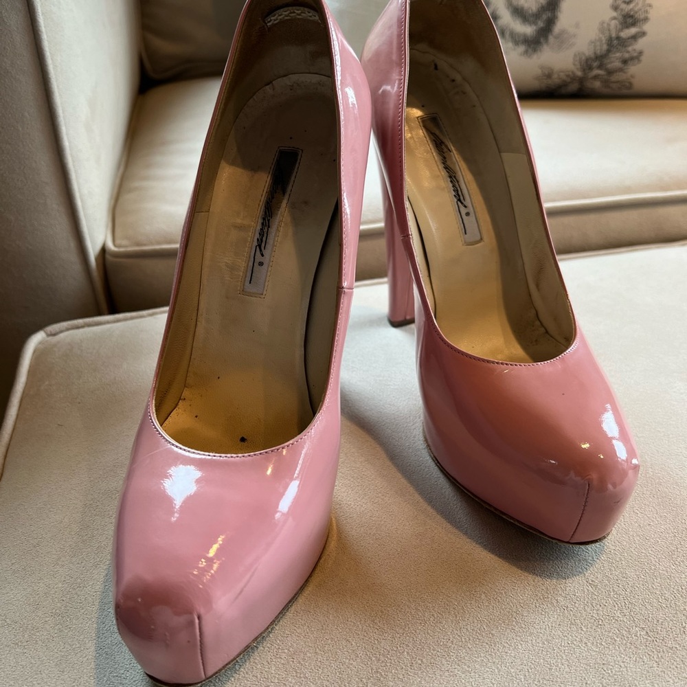 Brian Atwood platform heels 41 no shoe bag